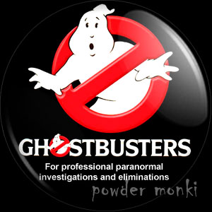 Ghostbusters - Retro Movie Badge/Magnet