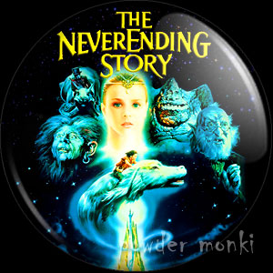 NeverEnding Story - Retro Movie Badge/Magnet