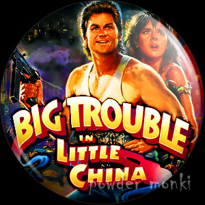 Big Trouble In Little China - Retro Movie Badge/Magnet