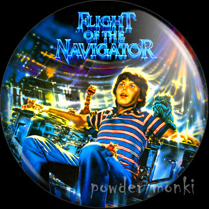 Flight Of The Navigator - Retro Movie Badge/Magnet