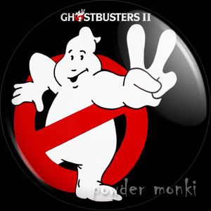 Ghostbusters II - Retro Movie Badge/Magnet