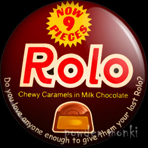 Rolo - Retro Sweets Badge/Magnet