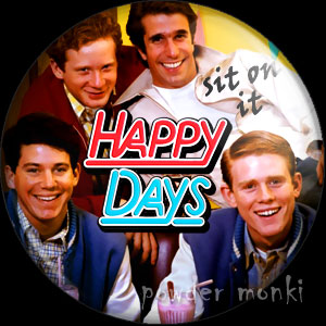 Happy Days - Retro Cult TV Badge/Magnet
